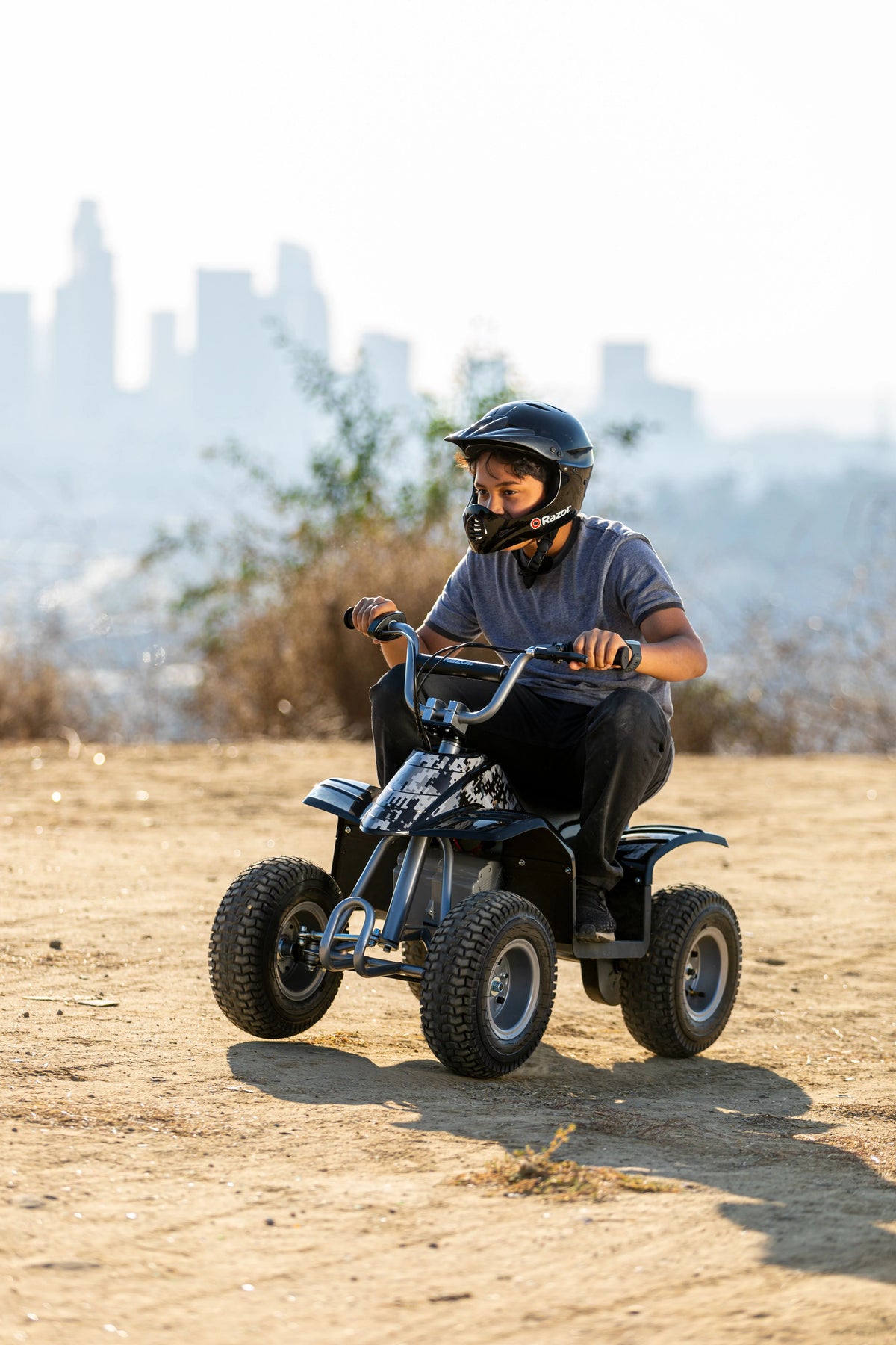 24V Powered Ride-on Electric 4-Wheeler Q5765