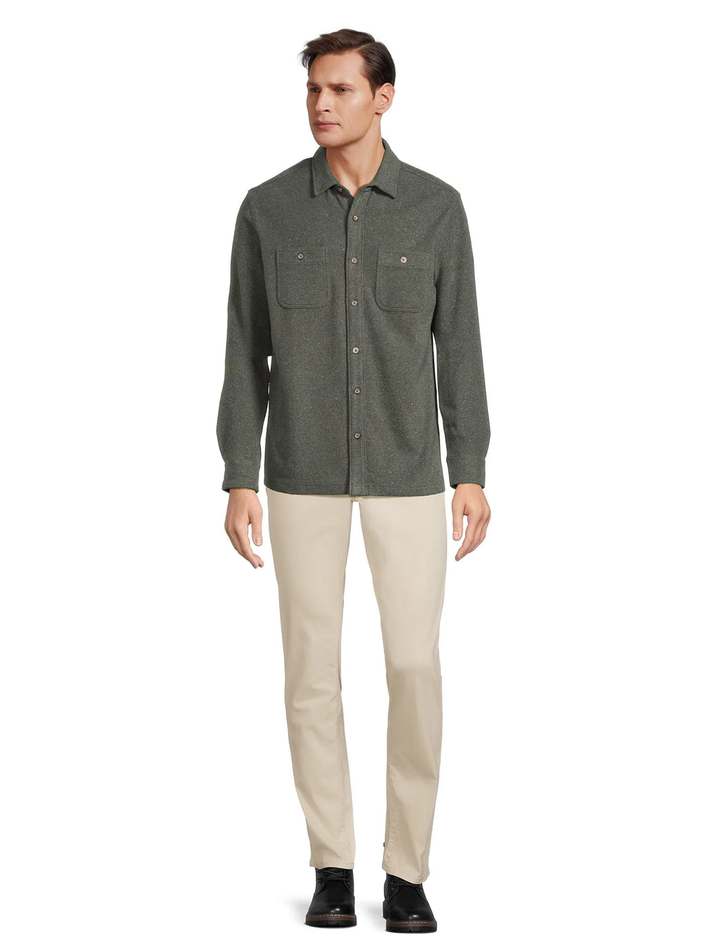 Men's Long Sleeve Over Shirt Y9348