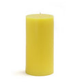 Yellow Citronella Pillar Candle K22240