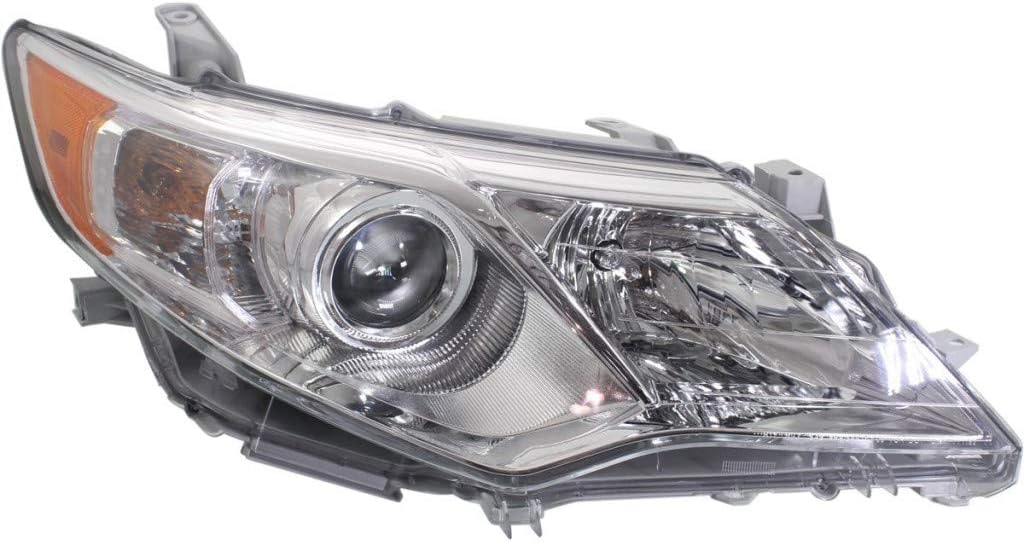 Passenger Side Halogen Headlight Assembly for 2012 2013 2014 Toyota Camry W55994