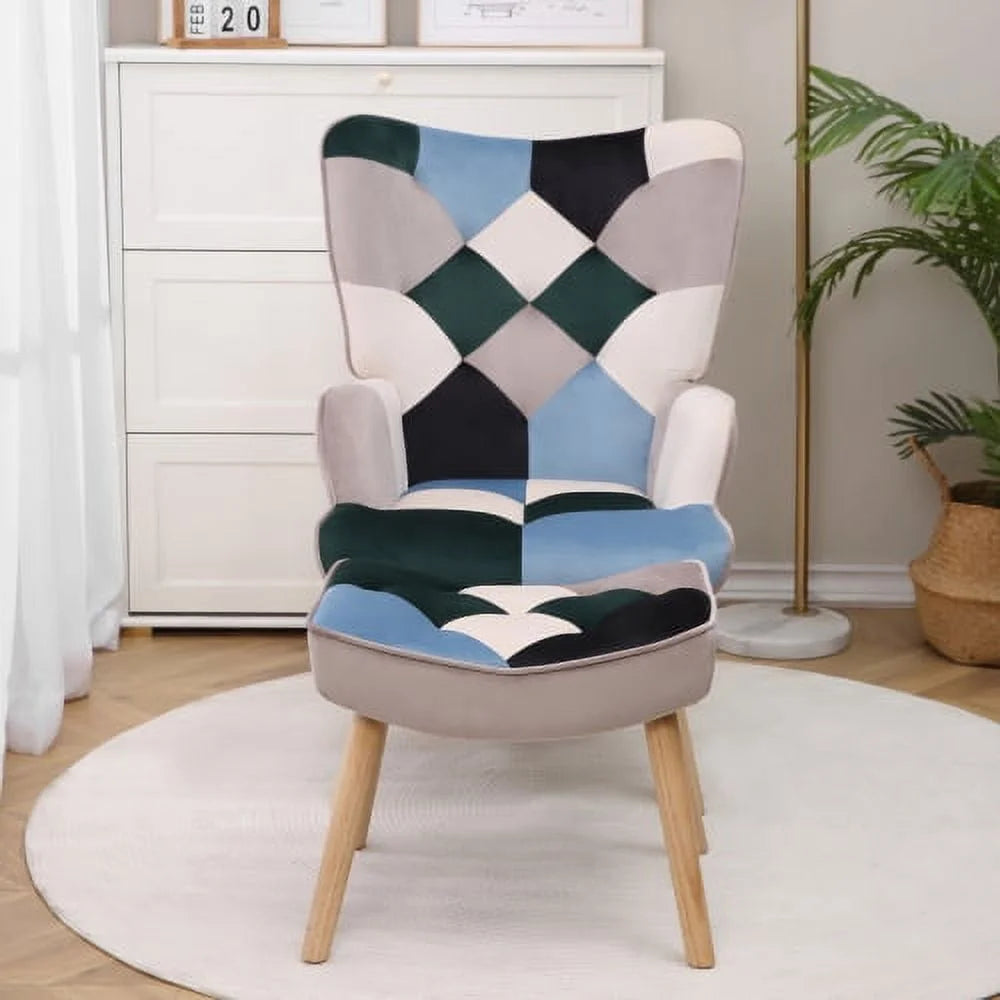 Accent Chair with Ottoman Z5981