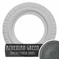 Hand-Painted Athenian Green Crackle Ceiling Medallion S637143