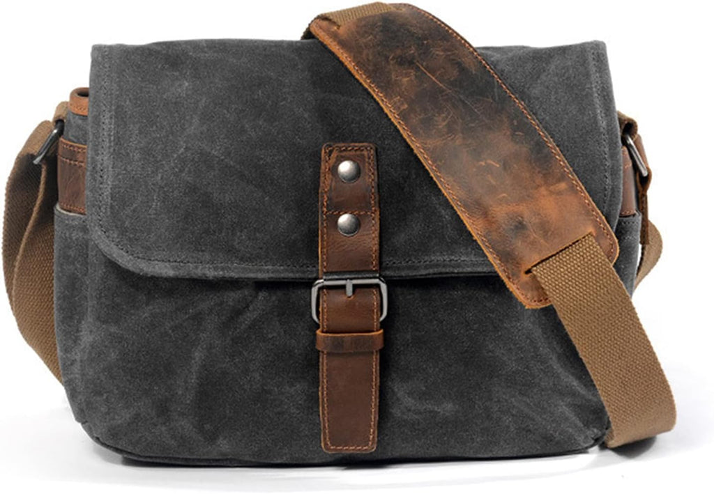 Vintage Canvas DSLR Camera Bag Shoulder Sling Case N35517
