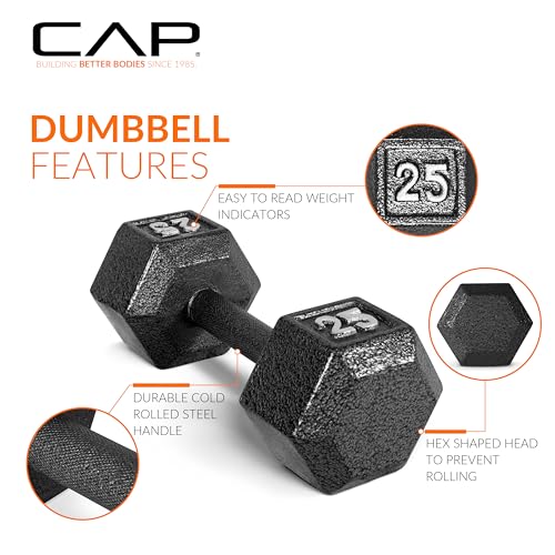 Cast Iron Hex Dumbbell O99409