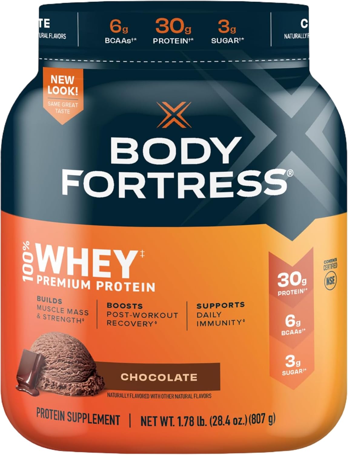 Vanilla and Chocolate Whey Protein Powder, 1.74lbs and 1.78lbs F425