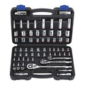 1/4 in., 3/8 in., and 1/2 in. Drive SAE and Metric Socket Set, 66-Piece T9403
