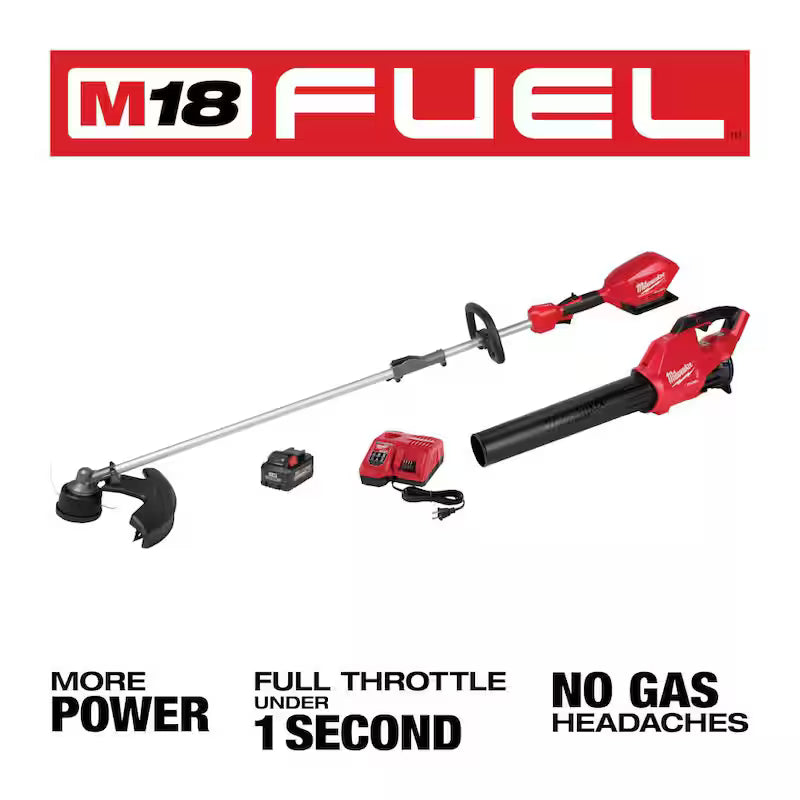 18V Lithium-Ion String Trimmer Blower Combo Kit with Edger Hedge Trimmer and Pole Saw 5-Tool P988388