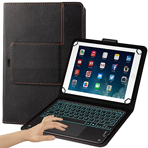 9" to 11" Tablet Keyboard Case with Touchpad Black O97683