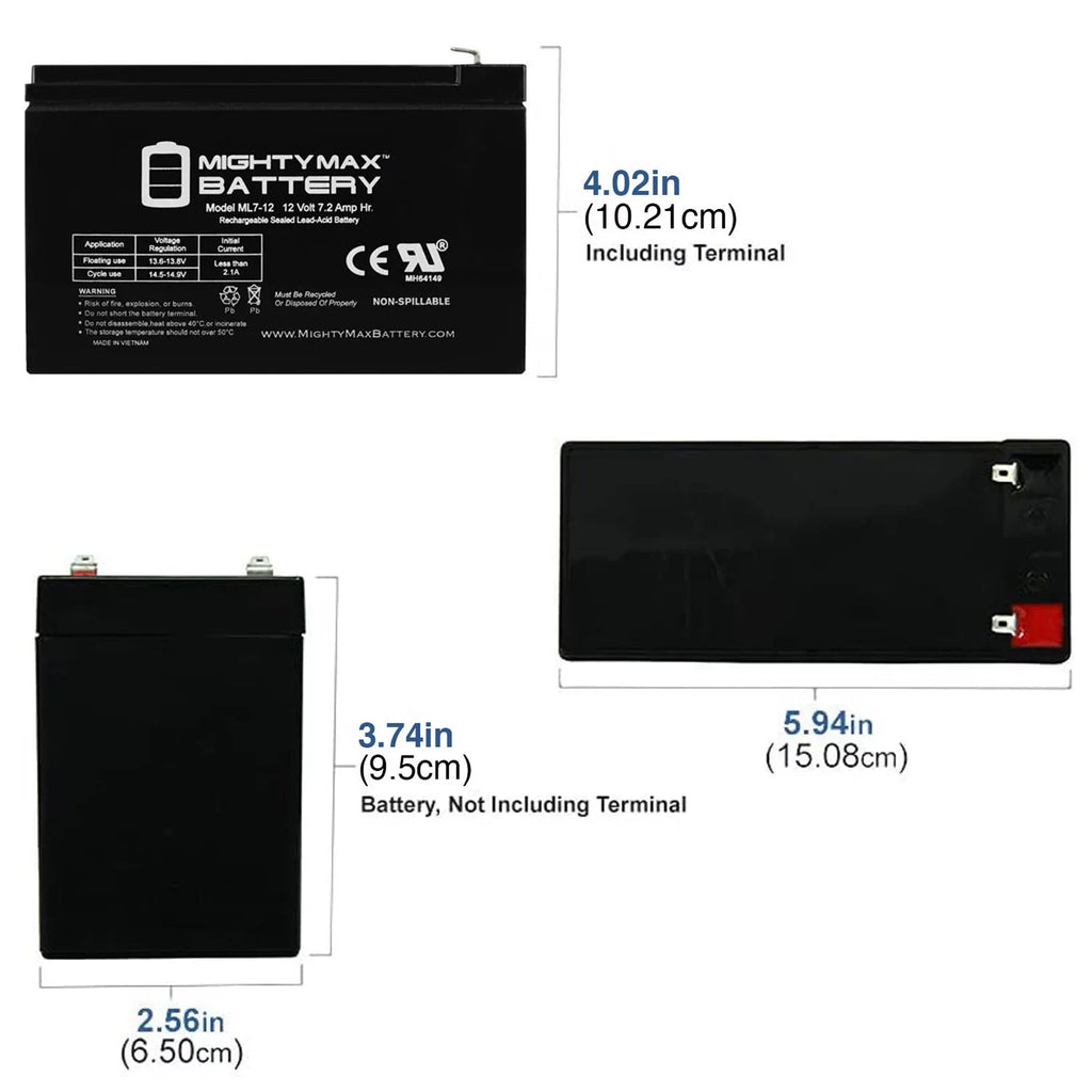 12V 7Ah Battery G23899
