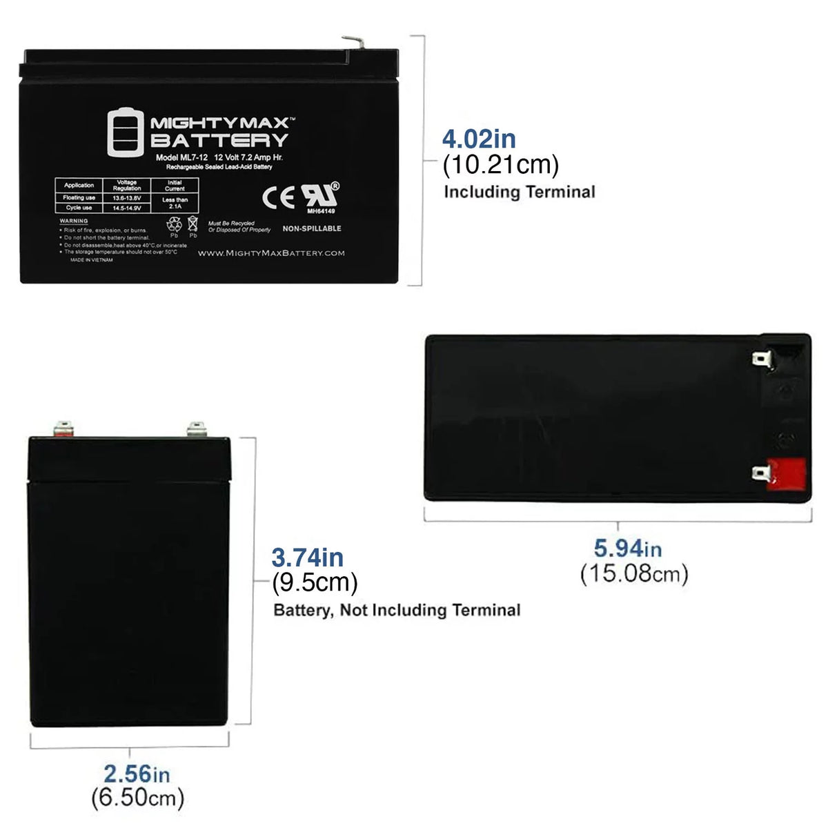 12V 7Ah Battery G23899