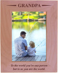 Engraved Wood Picture Frame (5X7 Vertical) G157462