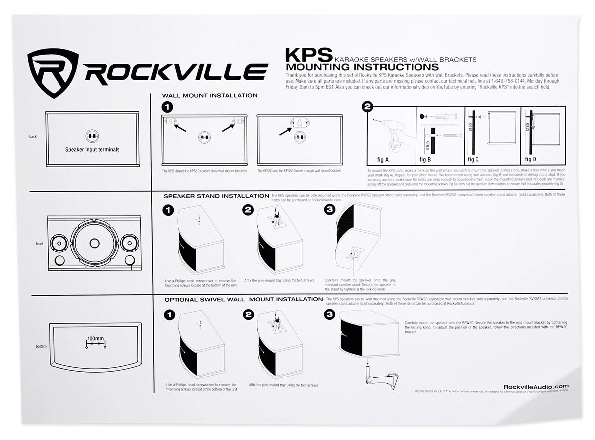 12" 3-Way 1600w Karaoke Speakers with Amplifier and Wireless Mics F879460