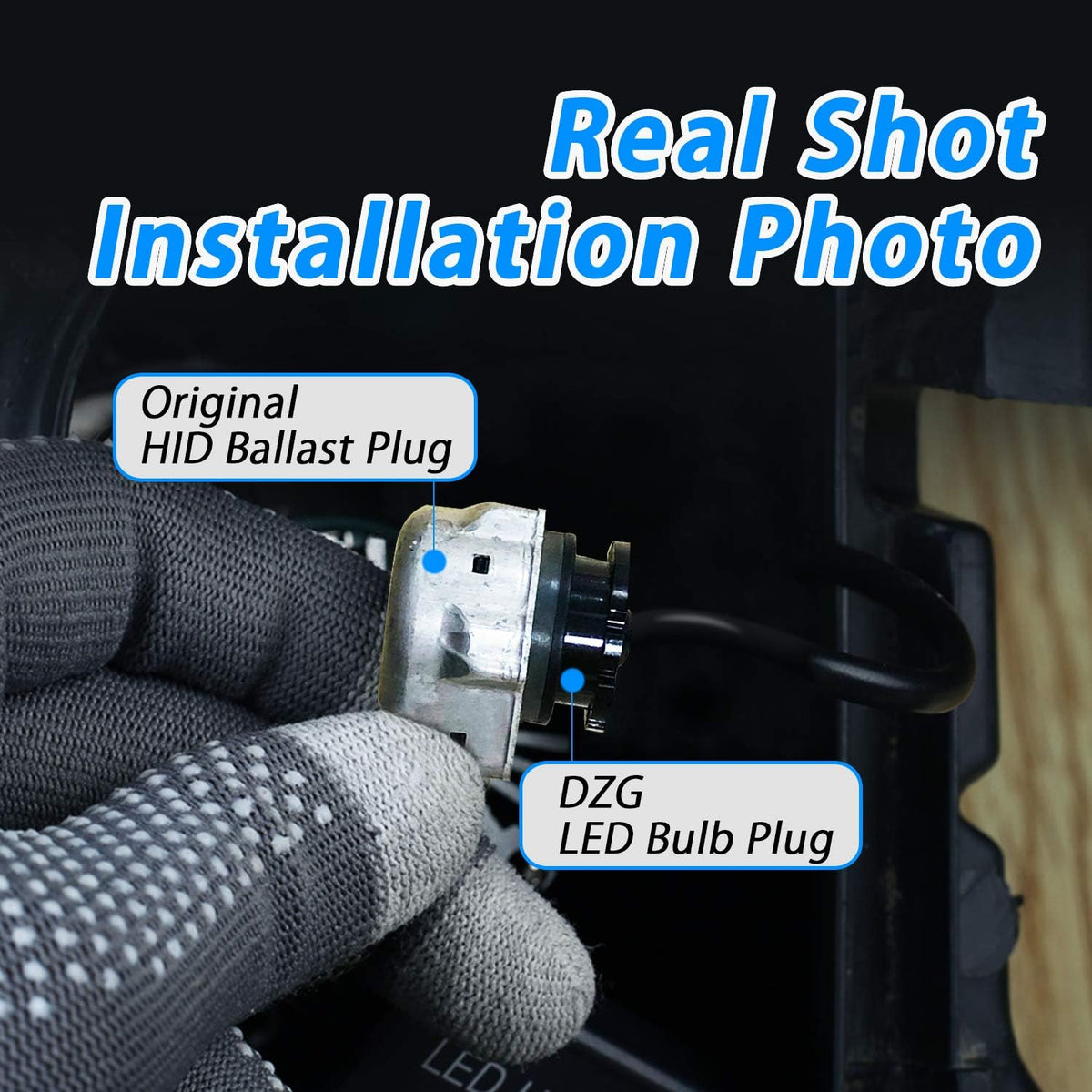 D2S D2R LED Headlight Bulb 6000K 35W Conversion Kit, 1 Pair Pack of 2 T771
