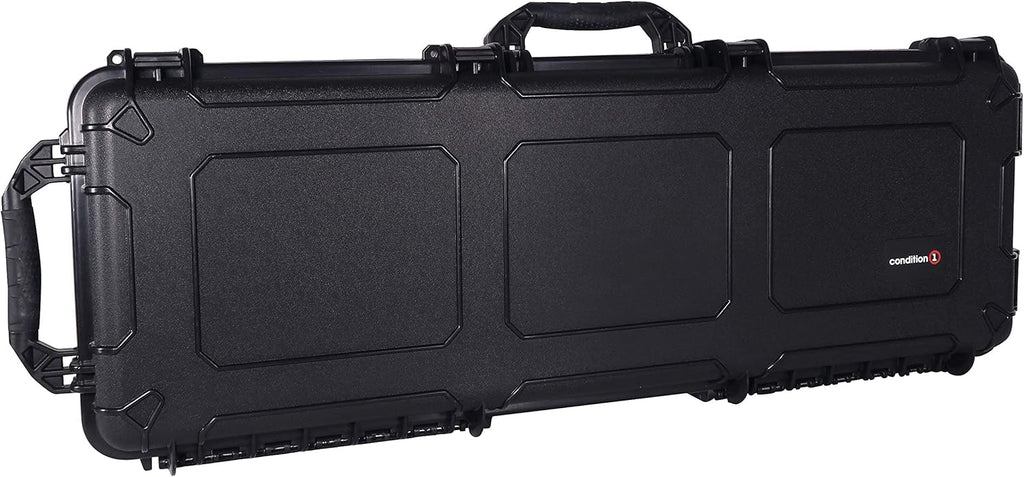 Black Tactical Rifle Case with Foam A1095