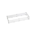 Rectangular Fire Pit Glass Wind Guard, 41x17 inch R786654