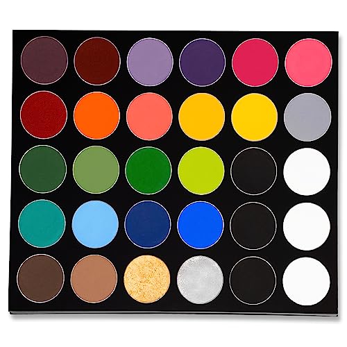 30 Color Magnetic Refillable Body Paint & Face Paint Palette Q437