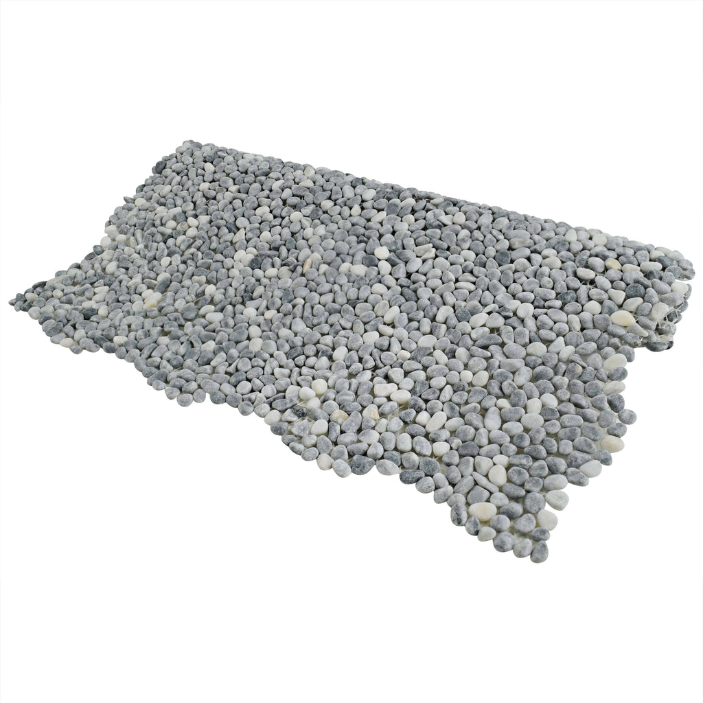 Cloud Grey Mini Pebble Stone Mosaic Floor and Wall Tile W70044