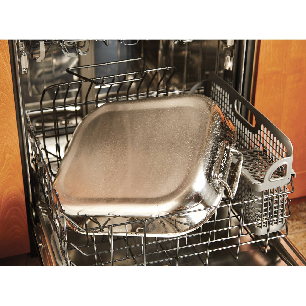 Large Stainless Steel Roaster with Rack W950