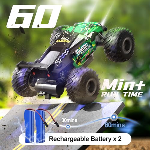 All Terrain 2WD Off Road RC Monster Truck with 2 Rechargeable Batteries B904