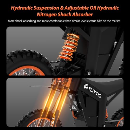 14"/12" Fat Tire 2000W Electric Dirt Bike with 48V 21AH Battery F5914