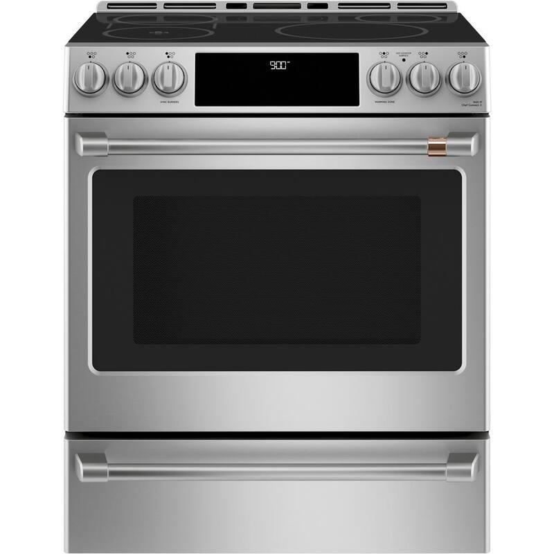 Induction Range Handle and Knob Kit in Brushed Stainless E26648