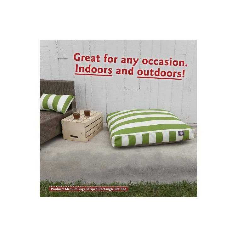 Vertical Stripe Dog Bed Y3633
