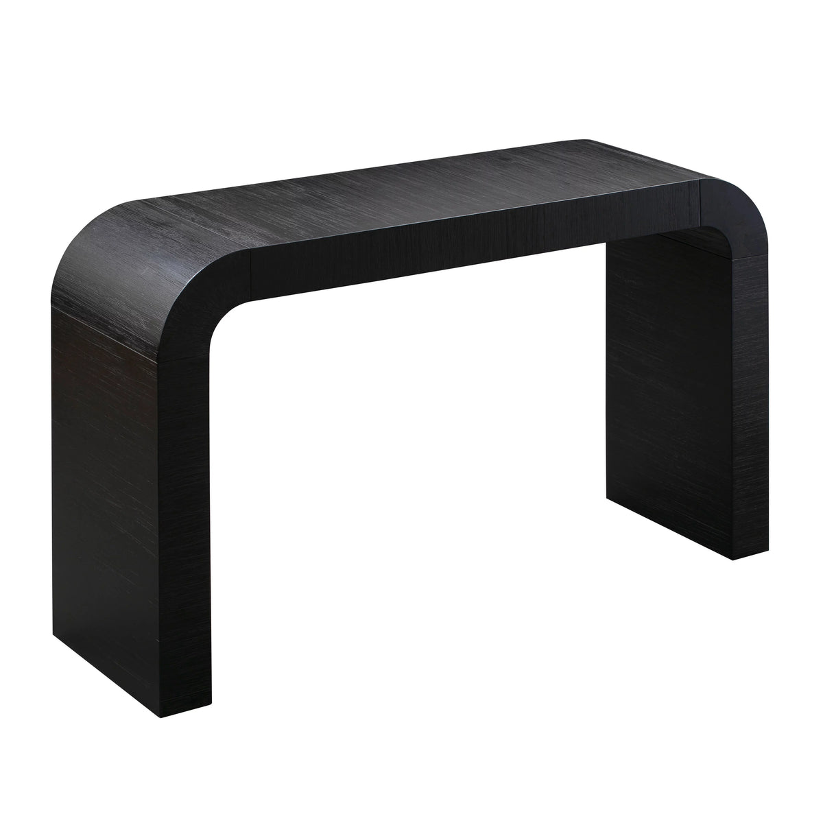 Black Acacia Finish Console Table P709116