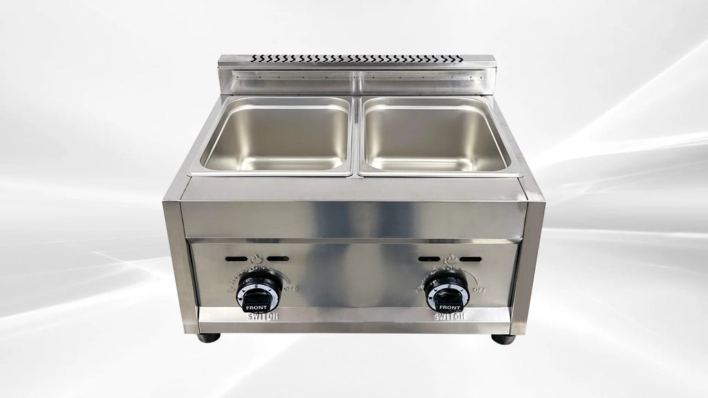 7 gallon Commercial Countertop Double Deep Fryer R865