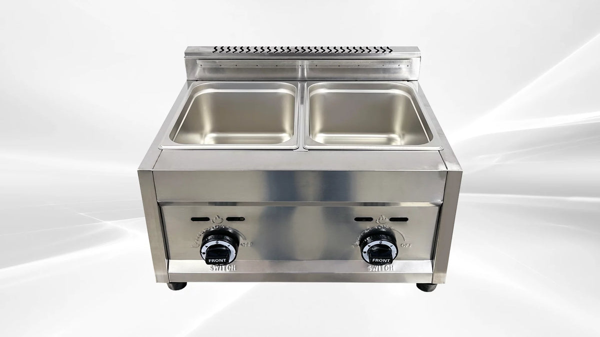 7 gallon Commercial Countertop Double Deep Fryer R865