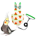 Bird Diaper Harness Flight Suit with 80 Inch Flying Leash L352