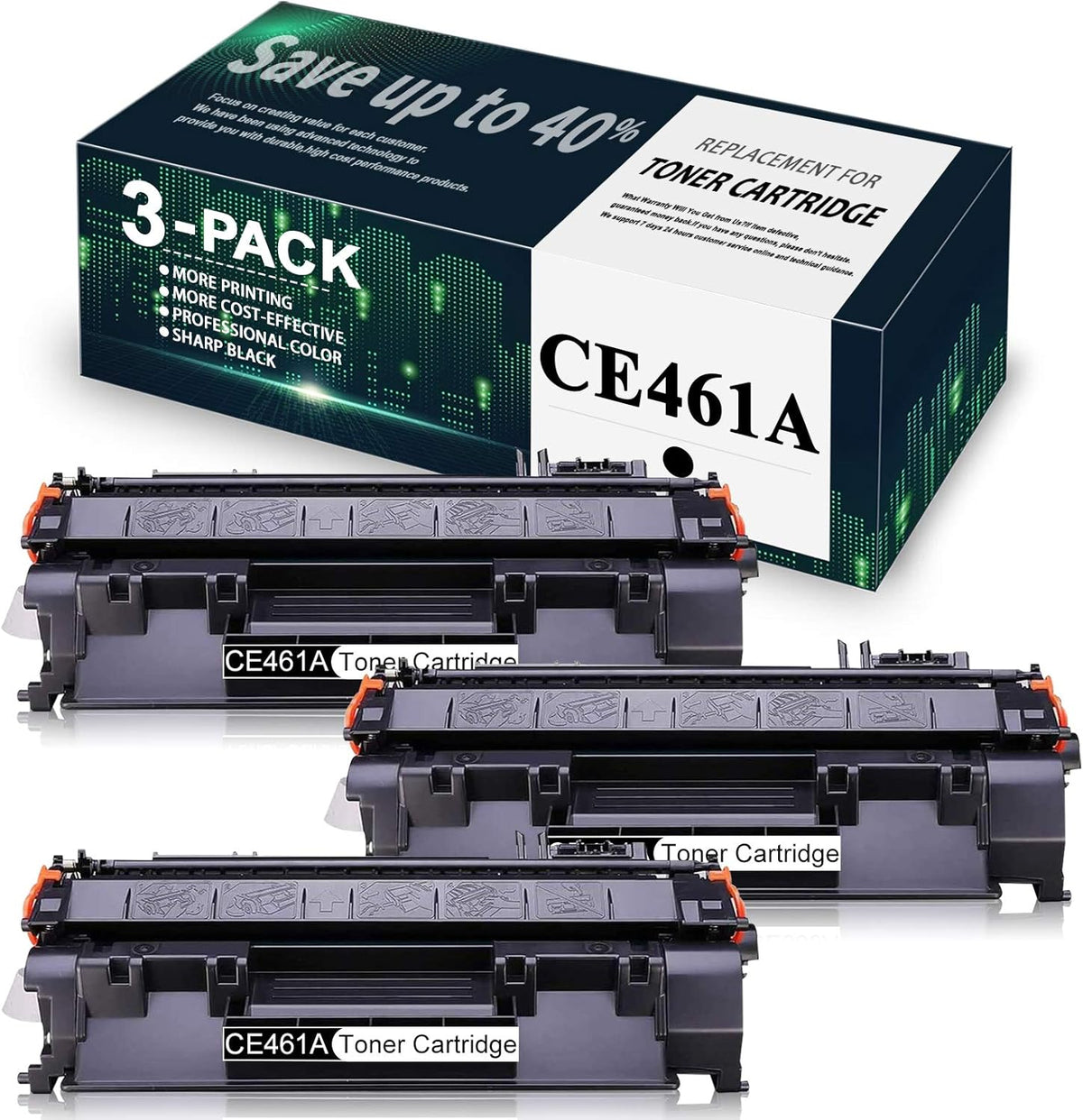 3 Pack Black Toner Cartridge G1792