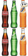 12 fl oz Glass Bottles (Pack of 6, Total of 72 Oz) X83895
