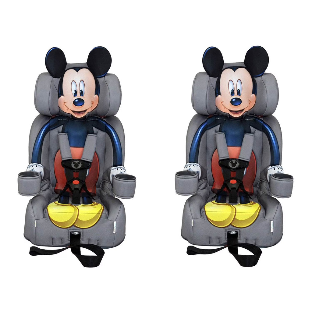 Disney Mickey Mouse Combo Harness Booster Toddler Car Seat (2 Pack) X3439