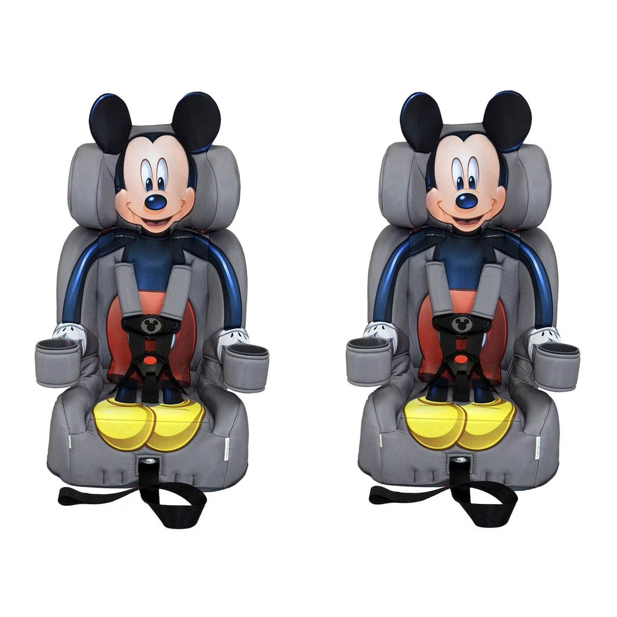 Disney Mickey Mouse Combo Harness Booster Toddler Car Seat (2 Pack) X3439