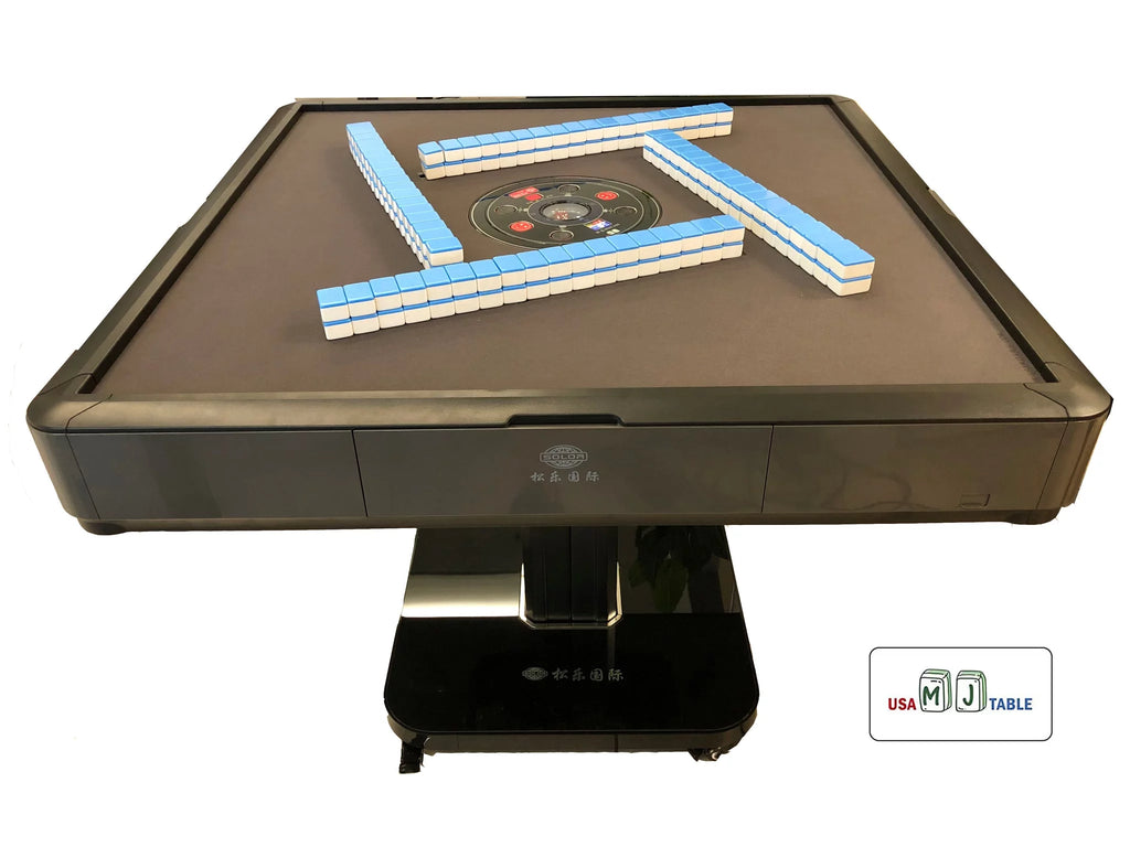 Automatic Mahjong Table Gray Folding with Tiles P54418