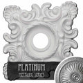 Crawley Ceiling Medallion Hand-Painted Platinum M702