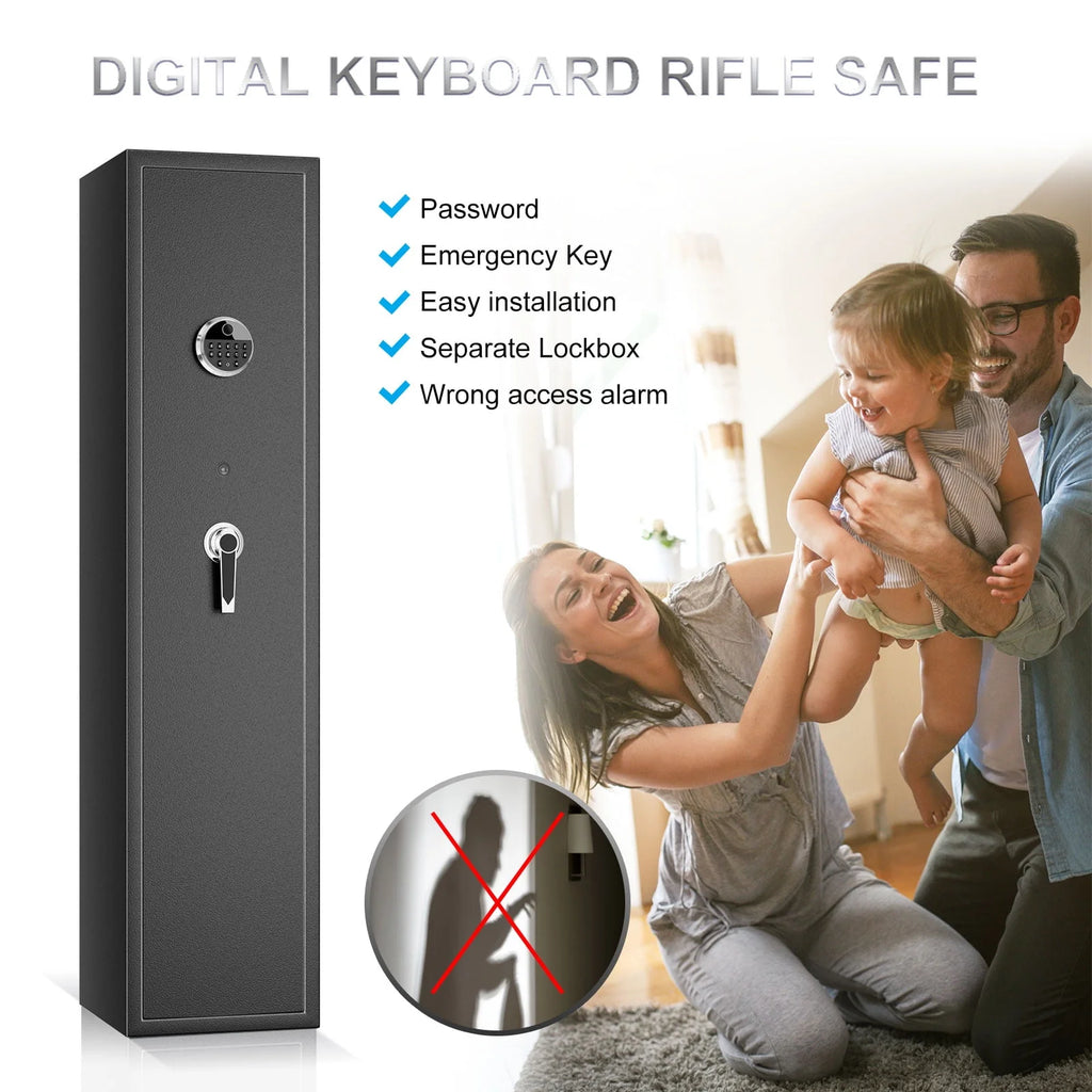 Large 5 Gun Rifle Safe A745176