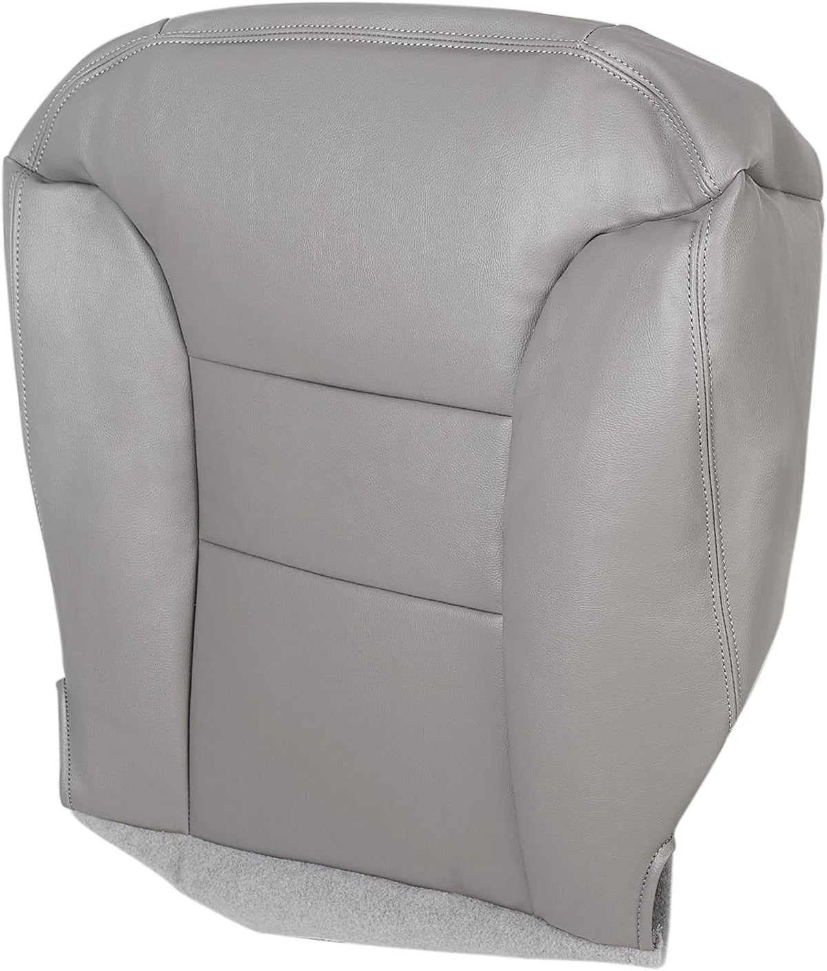 Gray Leather Front Driver Side Seat Cover Pack of 2 Z42996