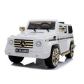 White Electric Ride on Toy Car U1861