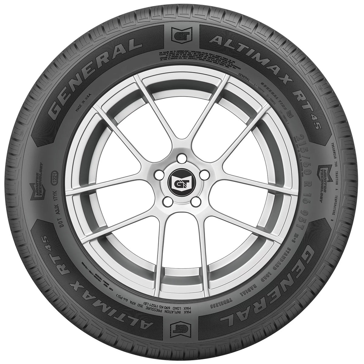All Season 205/55R16 91V Passenger Tire W413631