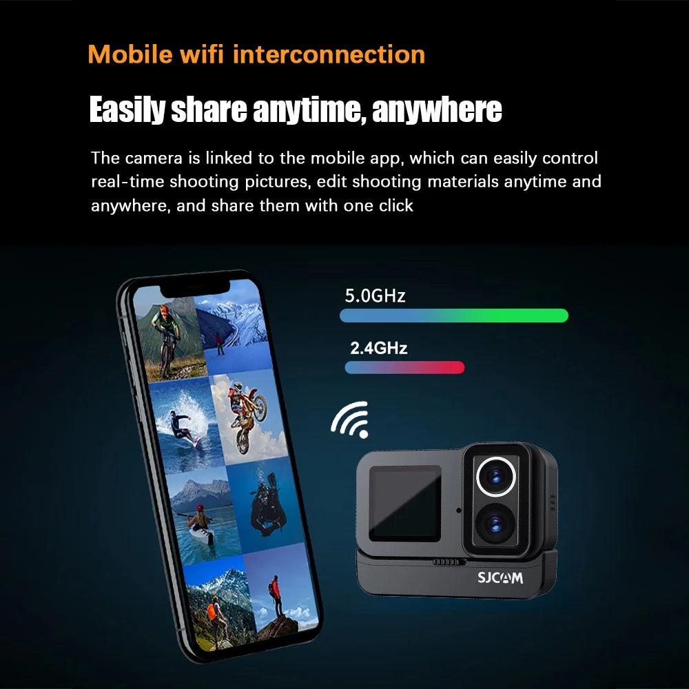 4k 2.0in Dual Screen Waterproof Action Camera M42589