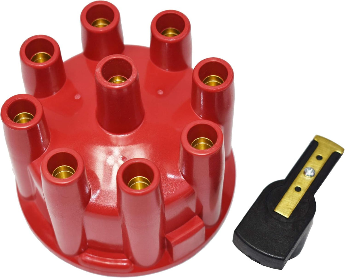 Blue 8 Cylinders Distributor Cap and Rotor Kit M75415