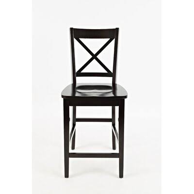 Espresso Solid Wood Counter Stool Y46007