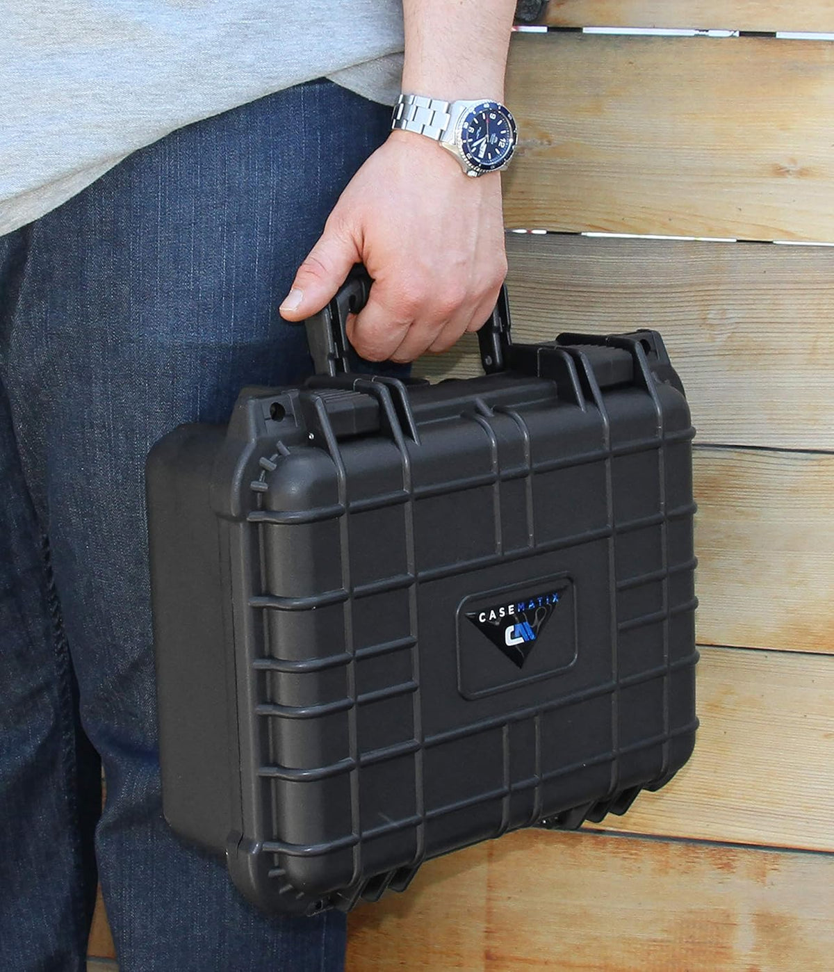Waterproof Graded Card Storage Box with Foam Slots E1226