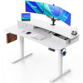 48″ x 24″ Black Electric Standing Desk with 2 Drawers E57057