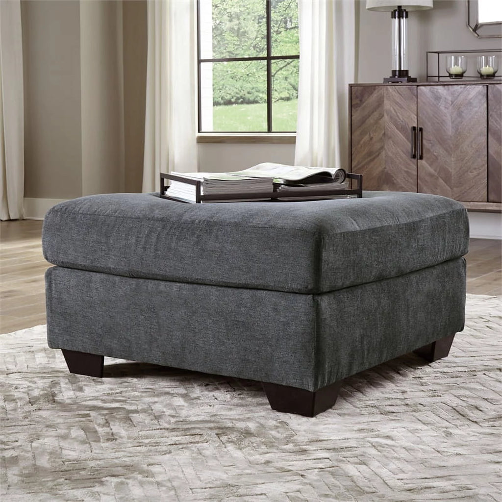 Oversized Fabric Accent Ottoman Q433489
