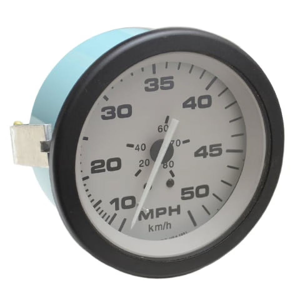 Driftwood 50 MPH 3 3/8 Inch Boat Speedometer Gauge X7442