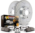 Rear Z36 Truck & Tow Brake Kit, Carbon Fiber Ceramic Brake Pads and Drilled/Slotted Brake Rotors E154810