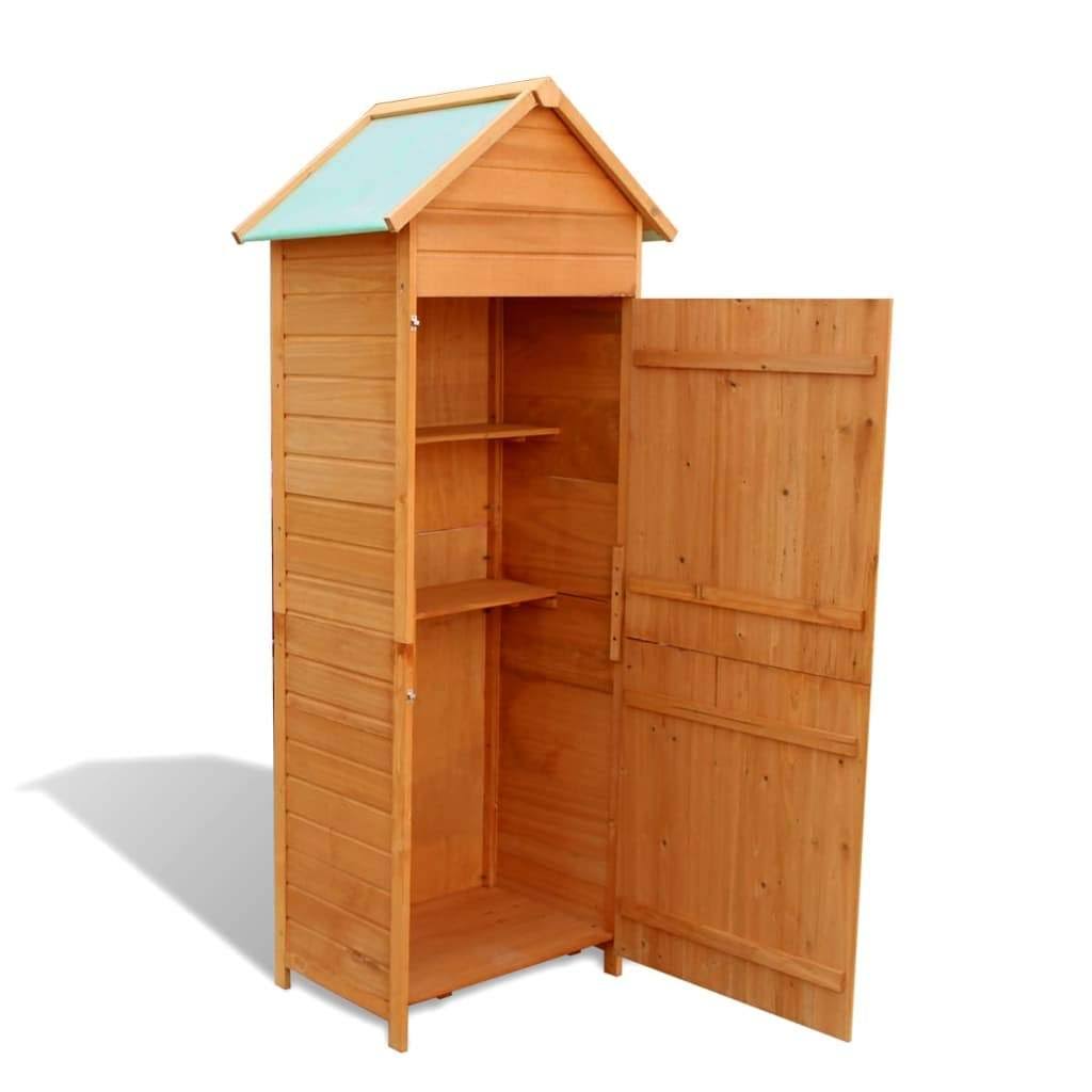 Garden Storage Cabinet Brown D2620