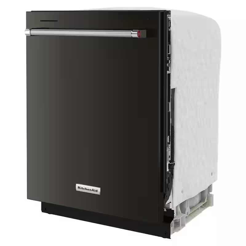 Black Stainless Built-In Tall Tub Dishwasher with Stainless Steel Tub, 39 DBA I275617